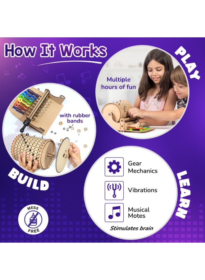 سمارتيفيتي لعبة سمارتيفيتي الموسيقية للأطفال من عمر ٨ إلى ١٤ سنة | اصنع موسيقاك الخاصة مع ٧ أغاني مُعدة مسبقًا - مثل أغنية "أجراس العيد" و"عيد ميلاد سعيد" وغيرها | هدية مثالية لأعياد الميلاد والكريسماس للبنات والأولاد - Image 2